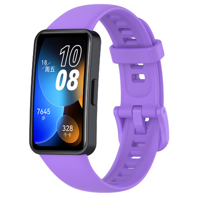 Remeni za satove za Huawei Band 8-NFC zamjenska narukvica Mekane silikonske narukvice Sportska narukvica na Smart Band8 Remen za sat Dodaci