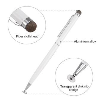 2-в-1 капацитивен стилус писалка стилус за сензорен екран стилус химикалки за Android телефон писалка за мобилни устройства Универсална сензорна писалка за таблет