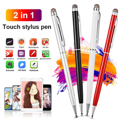 Stylus capacitiv 2-în-1 Stylus pentru ecran tactil Stilouri pentru telefon Android Stilo pentru mobil Stilo tactil universal pentru tabletă