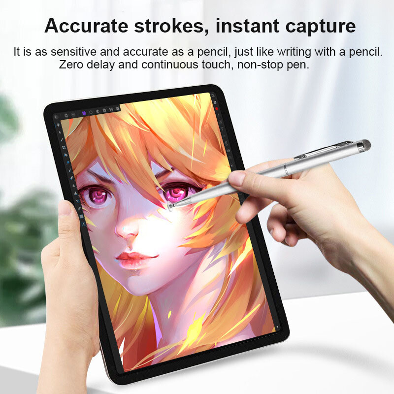 2-u-1 kapacitivna pisaljka olovka olovka za zaslon osjetljiv na dodir Olovka za Android telefon Olovka za mobitel Univerzalna olovka osjetljiva na dodir za tablet