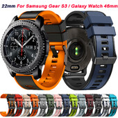 22 mm remen za pametni sat za Samsung Gear S3 Frontier Classic remen Correa za Galaxy Watch 3 45 mm 46 mm Sportska silikonska narukvica