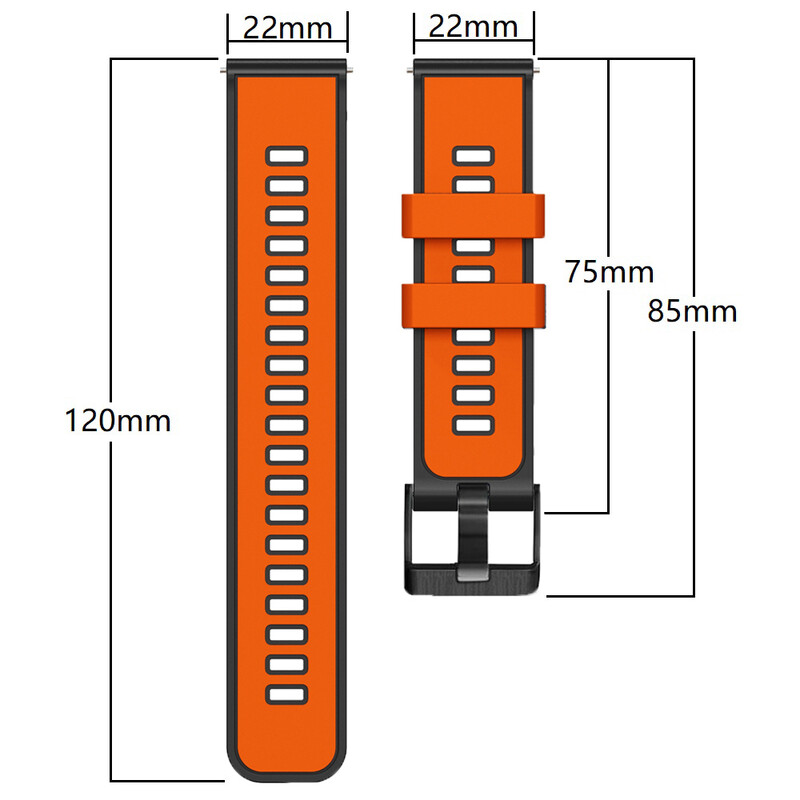 22 mm remen za pametni sat za Samsung Gear S3 Frontier Classic remen Correa za Galaxy Watch 3 45 mm 46 mm Sportska silikonska narukvica