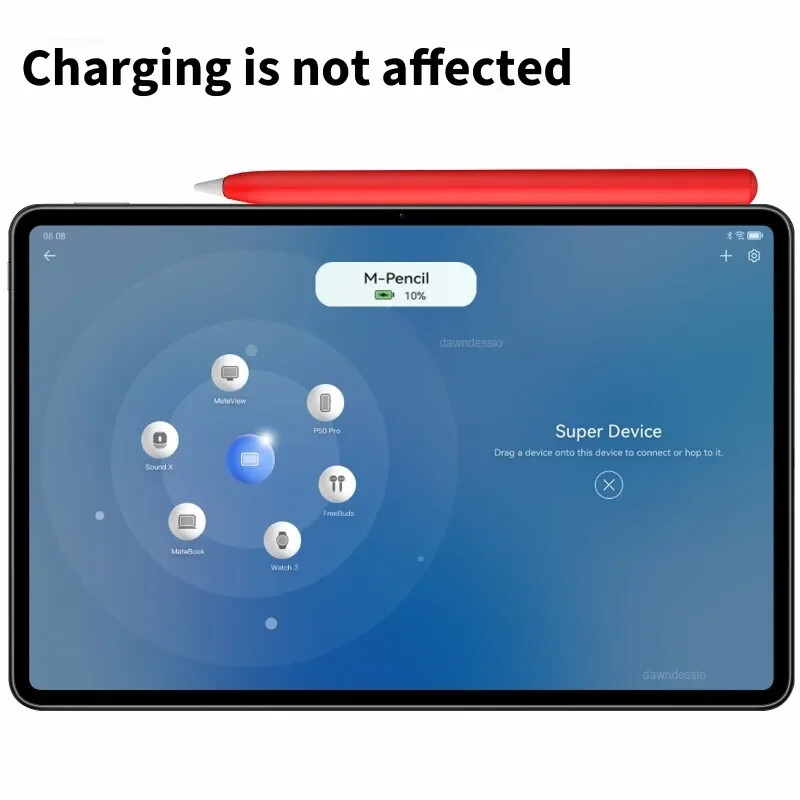 Silikoninis dėklas, skirtas Huawei M-Pencil 3/2 Stylus Pen Apsauginis dangtelis, skirtas Huawei Mate Pad Accessories MPencil 3 Case