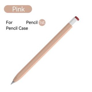 TBTIC suderinamas su Apple Pencil 1. 2 kartos dėklu Minkštas permatomas apsauginis dangtelis Silikoninis odos rašiklio dėklas Spalvingas