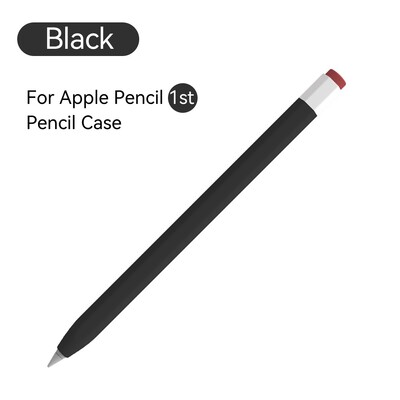TBTIC suderinamas su Apple Pencil 1. 2 kartos dėklu Minkštas permatomas apsauginis dangtelis Silikoninis odos rašiklio dėklas Spalvingas