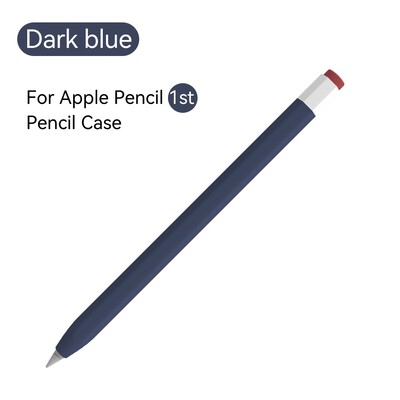 TBTIC suderinamas su Apple Pencil 1. 2 kartos dėklu Minkštas permatomas apsauginis dangtelis Silikoninis odos rašiklio dėklas Spalvingas