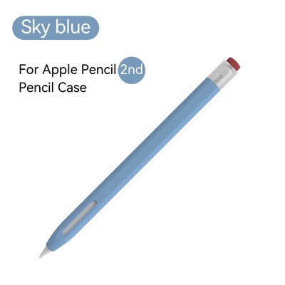 TBTIC suderinamas su Apple Pencil 1. 2 kartos dėklu Minkštas permatomas apsauginis dangtelis Silikoninis odos rašiklio dėklas Spalvingas