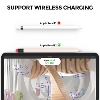 Για Apple Pencil 2 pro Θήκη iPad Μολυβοθήκη Duotone Silicone Funda Apple Pencil Cover Συμβατή μαγνητική φόρτιση