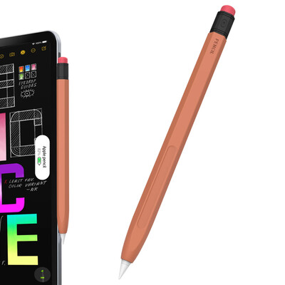 Skirtas Apple Pencil 2 pro dėklui iPad pieštuko dėklas Duotone Silicone Funda Apple Pencil Cover Suderinamas magnetinis įkrovimas