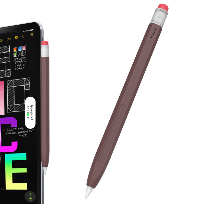 Skirtas Apple Pencil 2 pro dėklui iPad pieštuko dėklas Duotone Silicone Funda Apple Pencil Cover Suderinamas magnetinis įkrovimas