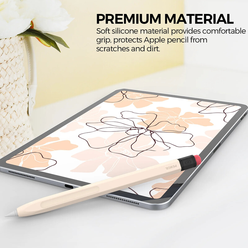 Skirtas Apple Pencil 2 pro dėklui iPad pieštuko dėklas Duotone Silicone Funda Apple Pencil Cover Suderinamas magnetinis įkrovimas