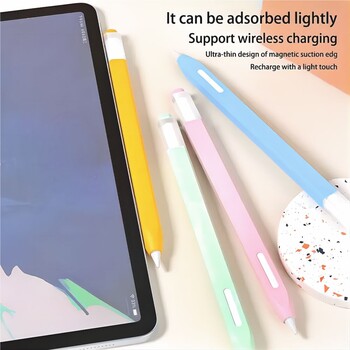 Για Apple Pencil Pro Case Κάλυμμα στυλό για Apple Pencil Pro 2 2η Θήκη Αντιολισθητική Αντιχαρακτική Προστασία Μανίκι σιλικόνης