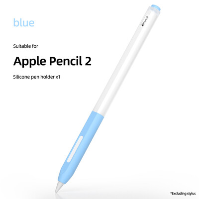 Minkštas silikoninis dėklas, skirtas Apple Pencil 2-os kartos Ipad Smart Touch Screen Pens Rankenos laikiklis Planšetinio rašiklio dangtelis Pieštuko rankovė