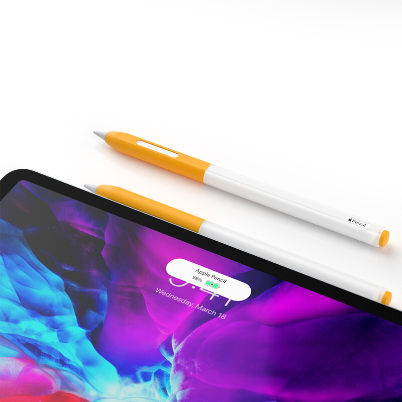 Minkštas silikoninis dėklas, skirtas Apple Pencil 2-os kartos Ipad Smart Touch Screen Pens Rankenos laikiklis Planšetinio rašiklio dangtelis Pieštuko rankovė
