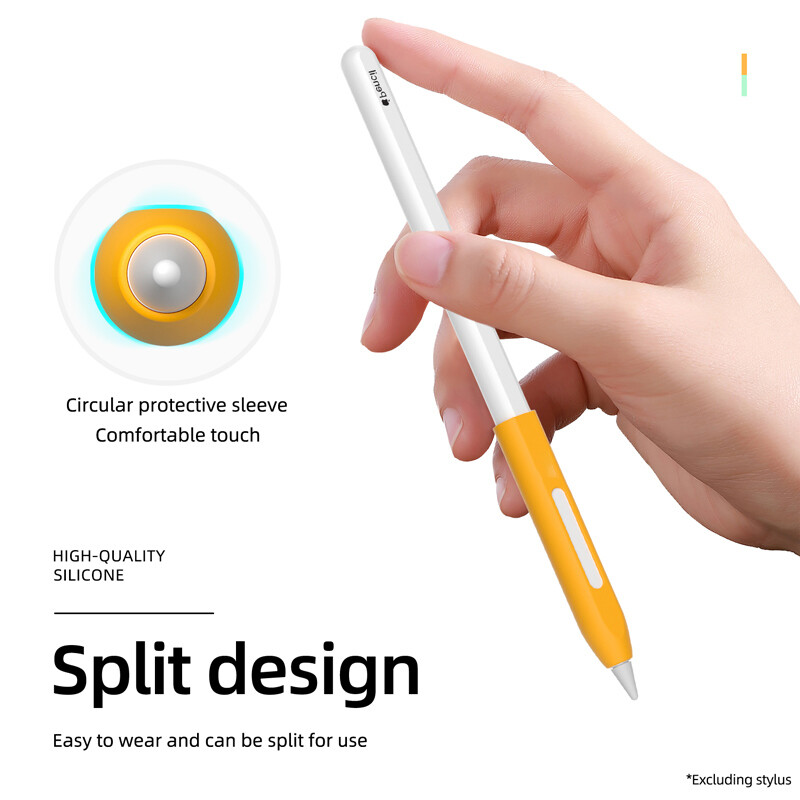 Minkštas silikoninis dėklas, skirtas Apple Pencil 2-os kartos Ipad Smart Touch Screen Pens Rankenos laikiklis Planšetinio rašiklio dangtelis Pieštuko rankovė