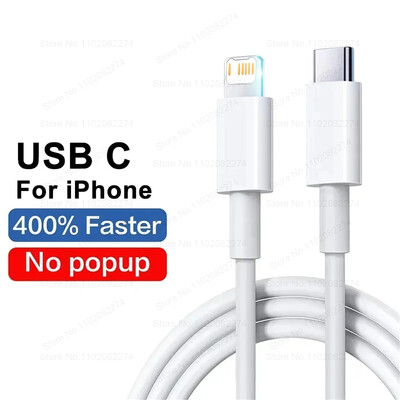 PD 35W USB Type C зарядно устройство за iPhone 14 13 12 11 Pro Max Mini 8 Plus XR X XS iPad Air Pro Кабел за бързо зареждане за iPhone зарядно устройство