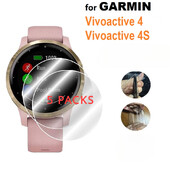 5 paketa zaštitnih mekih hidrogel folija za Garmin Vivoactive 4 / 4S / active 3 / 3 glazbene prozirne zaštite zaslona