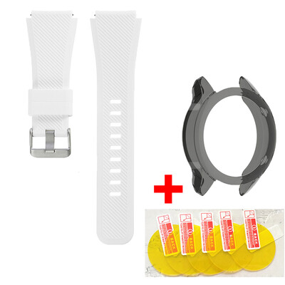 7u1 narukvica za Xiaomi Mi pametni sat Boja XMWTCL02 Sportski remen Silikonski remen Narukvica TPU kućište Poklopac Zaštita zaslona Flim