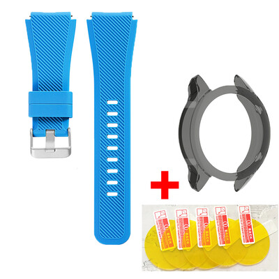 7u1 narukvica za Xiaomi Mi pametni sat Boja XMWTCL02 Sportski remen Silikonski remen Narukvica TPU kućište Poklopac Zaštita zaslona Flim