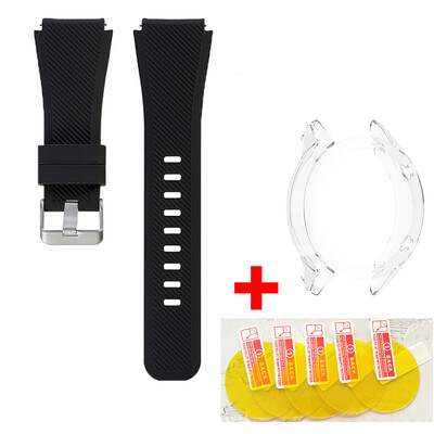 7u1 narukvica za Xiaomi Mi pametni sat Boja XMWTCL02 Sportski remen Silikonski remen Narukvica TPU kućište Poklopac Zaštita zaslona Flim