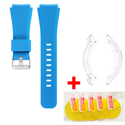 7u1 narukvica za Xiaomi Mi pametni sat Boja XMWTCL02 Sportski remen Silikonski remen Narukvica TPU kućište Poklopac Zaštita zaslona Flim