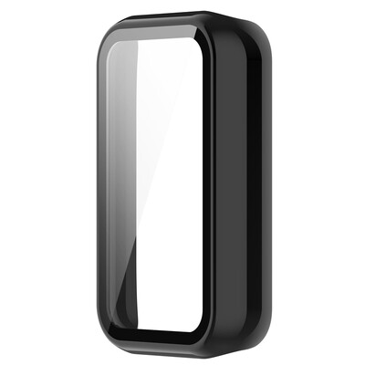 PC Case Glass за Huami Amazfit band 7 band7 Smart Band Screen Protector Full Cover Protective Shell Tempered Film Hard Edge