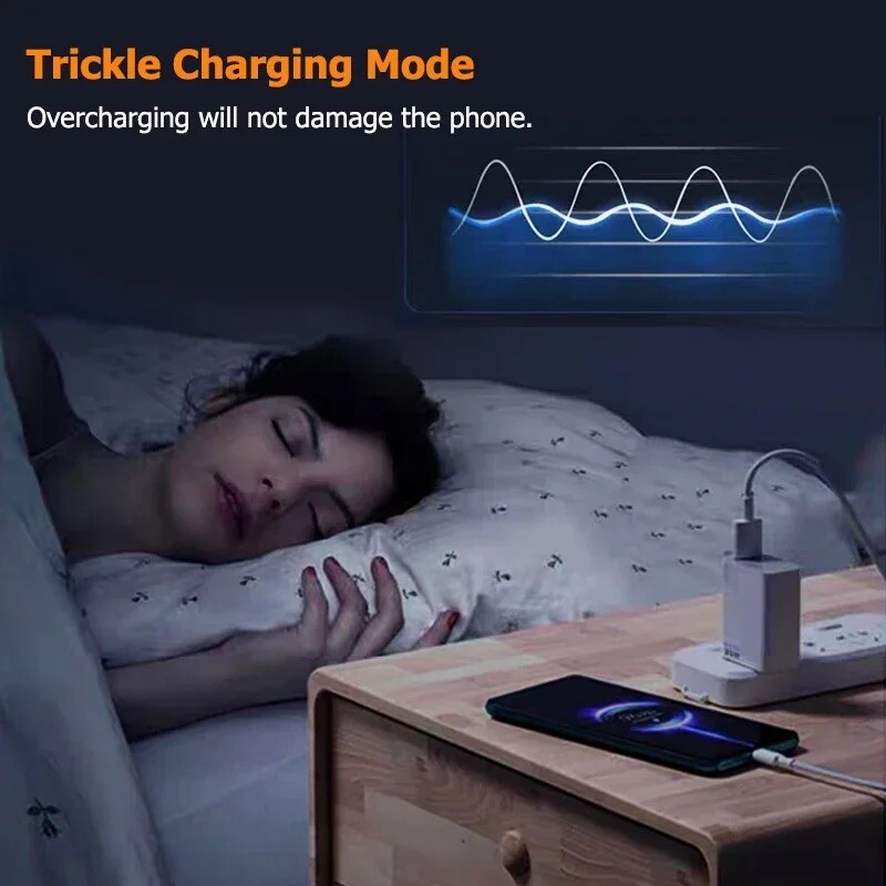 33 W USB įkroviklis Greitas įkrovimas EU/US Kištukinis sieninis įkroviklis C tipo laidas skirtas Xiaomi Redmi K30 K40 iPhone 15 greito įkrovimo telefono adapteriui