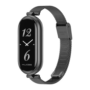 Λουράκι για Mi Band 9 8 Βραχιόλι για Xiaomi Smart Band 8 7 5 6 4 3 NFC Global Έκδοση Γυναικεία Κορίτσια Μεταλλικό λουράκι ρολογιού