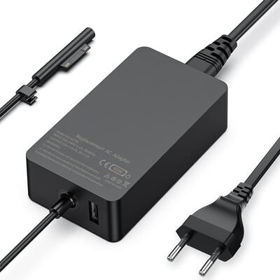 65W 15V 4A захранващ адаптер за Microsoft Surface Pro4/5/6/7/8/9 Laptop1/2/3/4 Go1/2/3 Book Charger за 1866 1867 1706 1800 1796