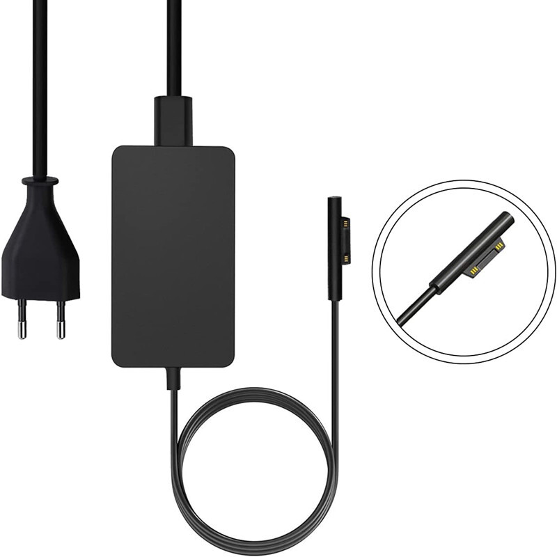 65W 15V 4A захранващ адаптер за Microsoft Surface Pro4/5/6/7/8/9 Laptop1/2/3/4 Go1/2/3 Book Charger за 1866 1867 1706 1800 1796