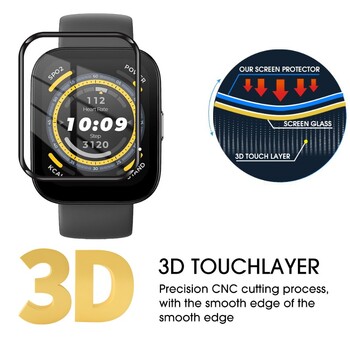 Για Amazfit Bip 5 Screen Protector Καμπύλη μεμβράνη για Smartwatch Amazfit Bip5 Έξυπνο ρολόι Αντιχαρακτικό προστατευτικό κάλυμμα όχι γυαλί