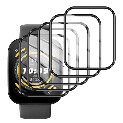 За Amazfit Bip 5 Протектор за екран Извит филм за Amazfit Bip5 Smartwatch Смарт часовник Защитно покритие против надраскване Не е стъкло