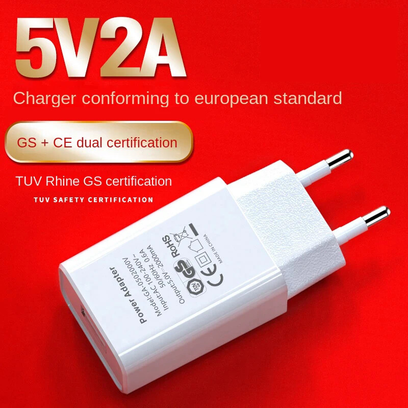 5V 2A EU Plug Adapter USB sieninis įkroviklis Samsung iphone Xiaomi mobiliojo telefono įkroviklis ipad Universal Travel AC Power Charger