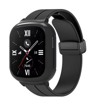 Μαγνητικό λουρί σιλικόνης για Honor Watch 4 Strap+Case Ανταλλακτικό βραχιόλι για αξεσουάρ Huawei Honor Watch 4 Band