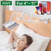 VUUV Gooseneck držač tableta s fleksibilnom kopčom za ruke Držač kreveta za 4-11 inčni tablet, mobilni telefon, stalak za tablet za Galaxy Tab Xiaomi
