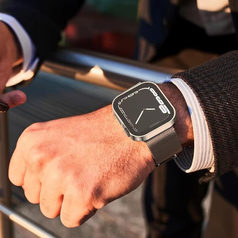 Staklo+vodootporna torbica za Apple Watch 6 5 4 SE 44 mm 40 mm, Zaštita zaslona Hard PC Bumper za iWatch Series 7 8 9 45 mm 41 mm 40 mm