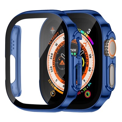 Zaštita zaslona za Apple Watch Case Ultra 2 49 mm dodaci Poklopac Kaljeno staklo iWatch serija 9 8 SE 7 4 45 mm 41 mm 44 mm 40 mm