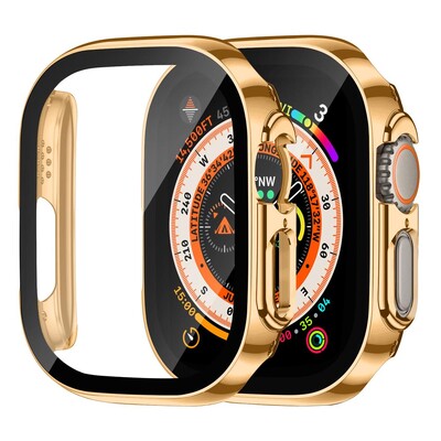 Zaštita zaslona za Apple Watch Case Ultra 2 49 mm dodaci Poklopac Kaljeno staklo iWatch serija 9 8 SE 7 4 45 mm 41 mm 44 mm 40 mm