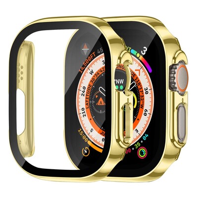 Zaštita zaslona za Apple Watch Case Ultra 2 49 mm dodaci Poklopac Kaljeno staklo iWatch serija 9 8 SE 7 4 45 mm 41 mm 44 mm 40 mm