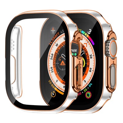 Zaštita zaslona za Apple Watch Case Ultra 2 49 mm dodaci Poklopac Kaljeno staklo iWatch serija 9 8 SE 7 4 45 mm 41 mm 44 mm 40 mm
