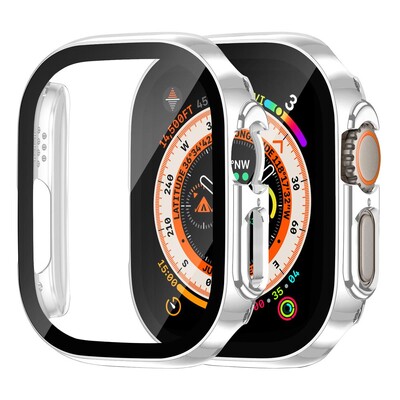 Zaštita zaslona za Apple Watch Case Ultra 2 49 mm dodaci Poklopac Kaljeno staklo iWatch serija 9 8 SE 7 4 45 mm 41 mm 44 mm 40 mm