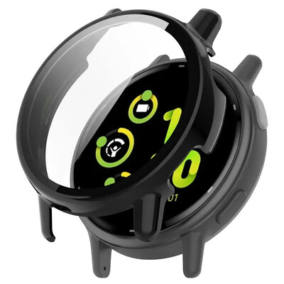 Kućište od kaljenog stakla za Garmin Vivoactive 5 / Active 5 remen za pametni sat Zaštitna folija za ekran Zaštitna školjka odbojnika