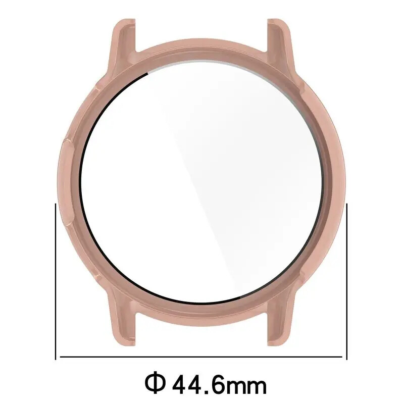 Kućište od kaljenog stakla za Garmin Vivoactive 5 / Active 5 remen za pametni sat Zaštitna folija za ekran Zaštitna školjka odbojnika