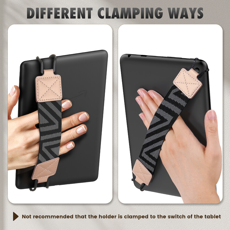 Каишка за ръка за 9-11-инчов таблет за iPad/iPad Pro/iPad Air/Kindle Fire HD/Samsung Лек държач за пръсти с висока еластичност