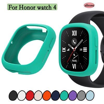 Pentru Honor Watch 4 Carcasa de ceas Husa de protectie a ecranului transparenta din silicon moale, super usoara, colorata