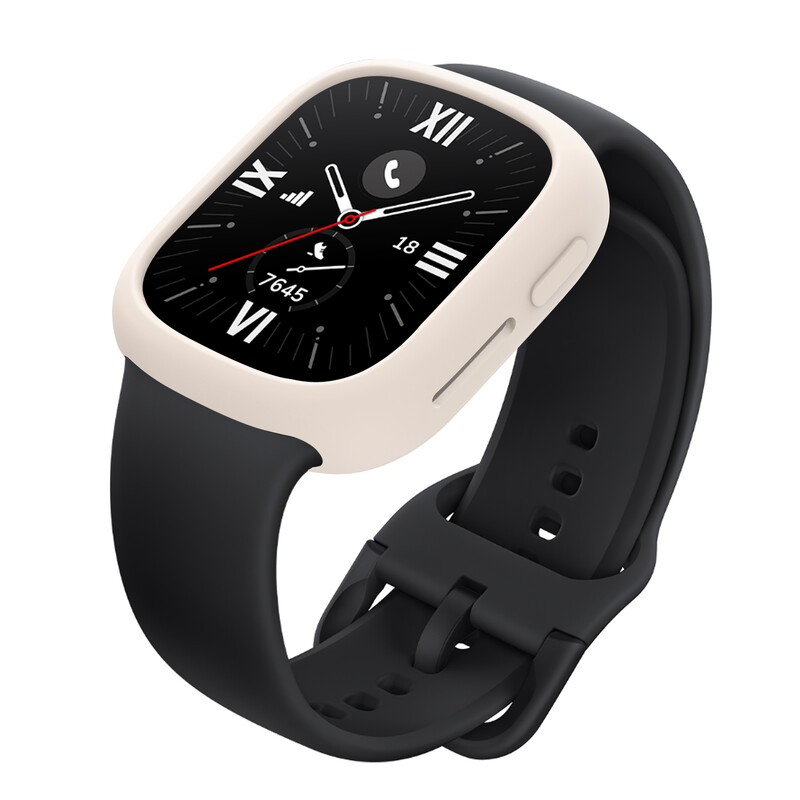 For Honor watch 4 Watch Shell Мек силиконов прозрачен калъф за защита на екрана Супер лек цветен кух капак