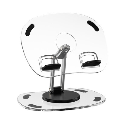 Prijenosni preklopni držač za tablet Univerzalni telefon Plastični stolni stalak Podrška za iphone/ipad/xiaomi/samsung Prozirni držači