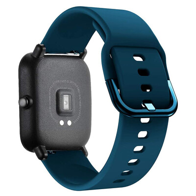 20mm/22mm silikonski remen za Amazfit GTS/2/2e/GTS2 Mini/GTR 3/Pro/47mm/GTR2/2e/Stratos 2/3 Narukvica za sportski sat Amazfit Bip Band