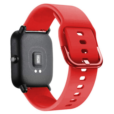 20mm/22mm silikonski remen za Amazfit GTS/2/2e/GTS2 Mini/GTR 3/Pro/47mm/GTR2/2e/Stratos 2/3 Narukvica za sportski sat Amazfit Bip Band