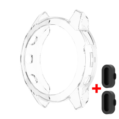 За Garmin Tactix 7 Pro Enduro 2 Fenix 7X Case TPU броня Защитен капак на обвивката Порт за зареждане Прахоустойчив щепсел